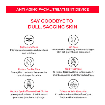 EMS Microcurrent Beauty Instrument – Pore Tightening and Skin Rejuvenation Device