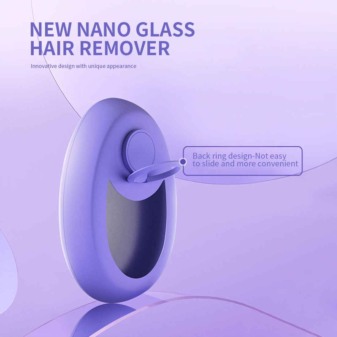 Upgraded Crystal Hair Eraser – Painless Magic Crystal Epilator for Easy Hair Removal