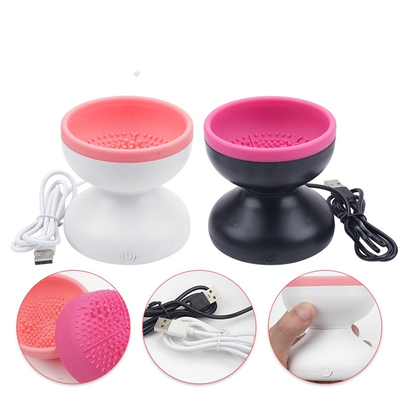 Electric Makeup Brush Cleaner – Portable Automatic USB Tool for All Brush Sizes CJ