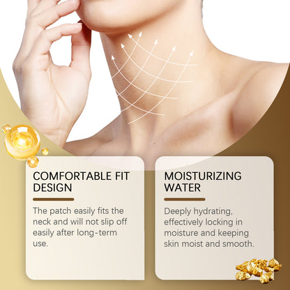 24K Gold Collagen Neck Patch – Firming & Hydrating Treatment