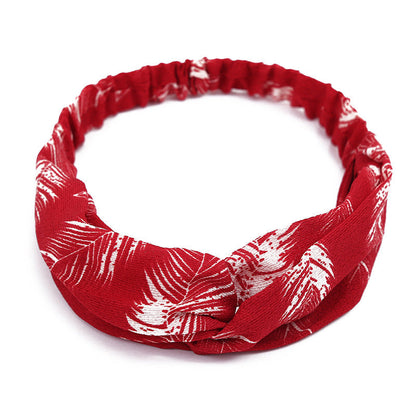 Women's Retro Printed Headband – Stylish Hair Accessory for Everyday Wear CJ