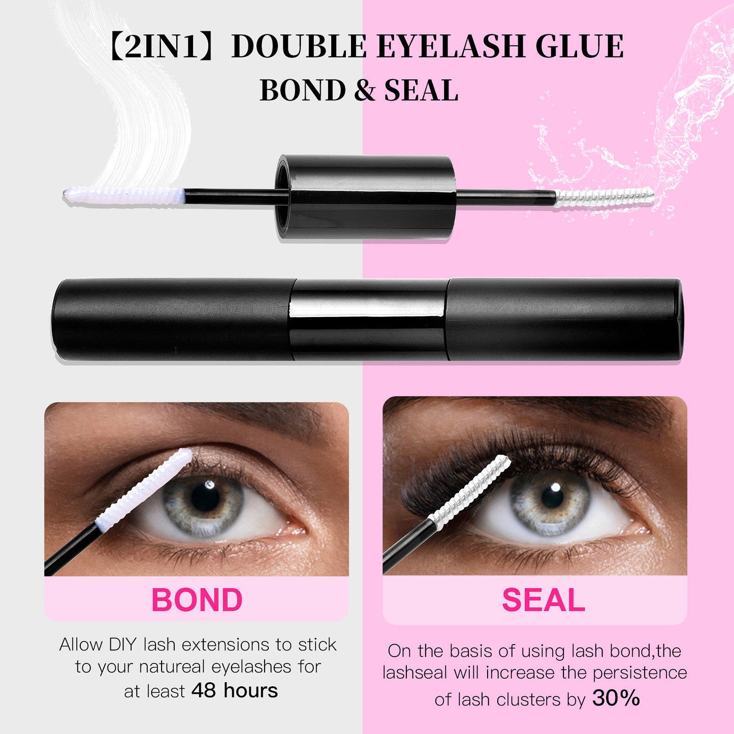 Large Capacity Single Cluster False Eyelashes Set