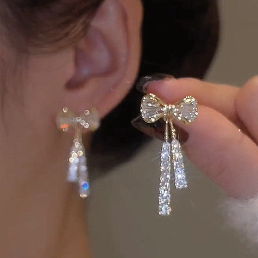 INS Butterfly Rhinestone Earrings – Fashionable & Elegant Jewelry CJ