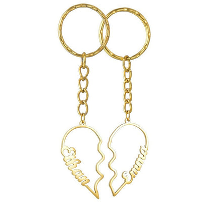 Customizable DIY English Letter Stainless Steel Keychain – Personalizable Gift