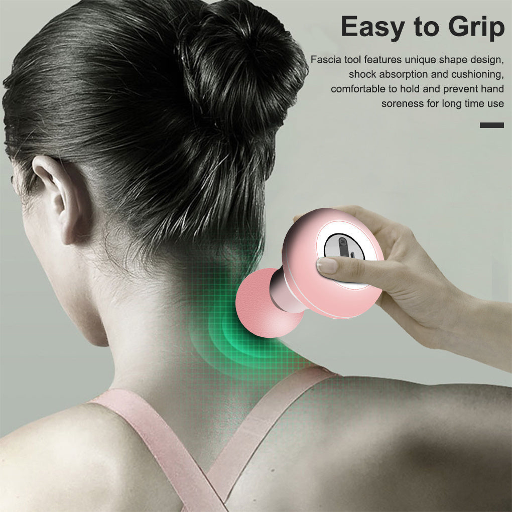 Mini Pocket Electric Massage Gun – Deep Muscle Relief for Back, Neck, and Body CJ