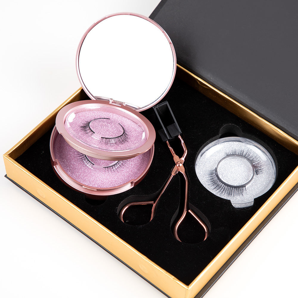Reusable Magnetic Self-Adhesive Eyelashes – Easy, Natural, Waterproof False Lashes