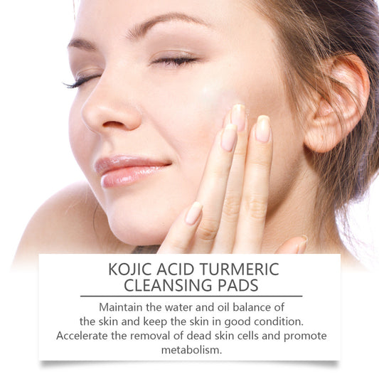 Kojic Acid Turmeric Cleansing Pads – Gentle Brightening Skin Care