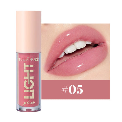 Nourishing Moisturizing Candy Mirror Lip Gloss – Pearlescent Shine Finish