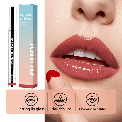 Dark Brown Lip Liner Pen – Waterproof, Long-Lasting, and Plumping Lip Definition CJ