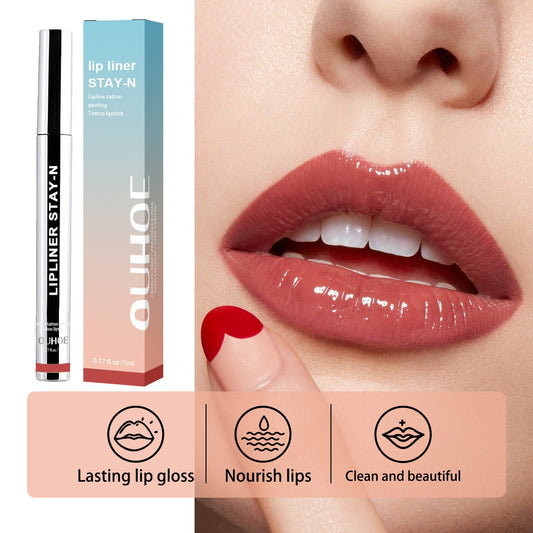 Dark Brown Lip Liner Pen – Waterproof, Long-Lasting, and Plumping Lip Definition CJ