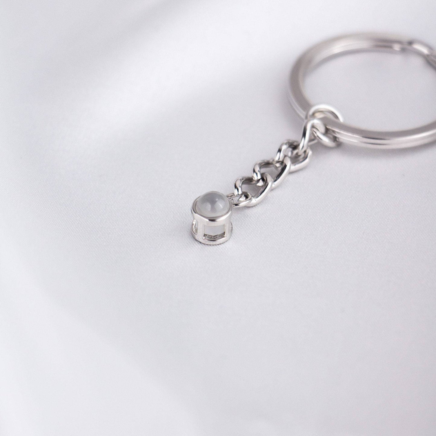 Customizable Projection Keychain – Personalized Color Picture & Photo