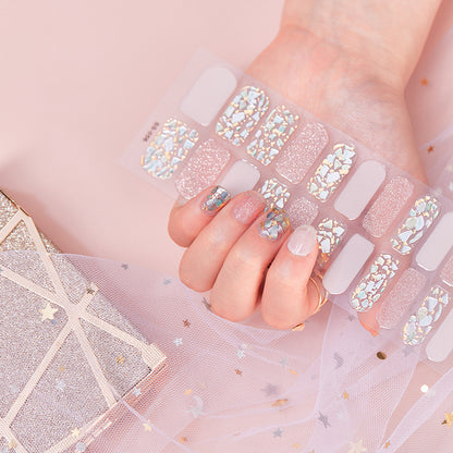Rainbow Full-Coverage Cute Nail Stickers