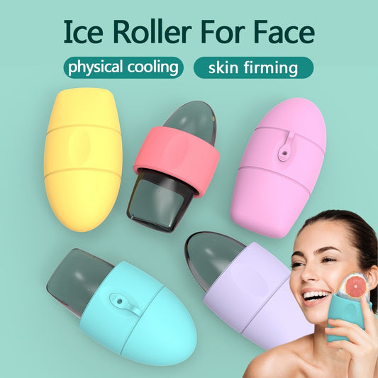 Silicone Ice Face Roller – Pore Tightening, Dark Circle Removal & Skin Massage Tool