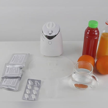 DIY Face Mask Maker Machine – Automatic Collagen & Fruit Facial Treatment for Home Spa Care